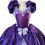 Thumbnail: Princess Cinderella Inspired Tutu Dress With Gloves And Necklace (Purple)