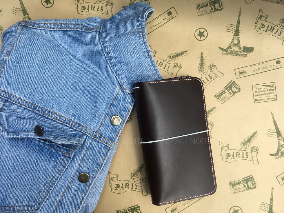 Thumbnail: Sổ Da Nâu Chocolate - Personal Size