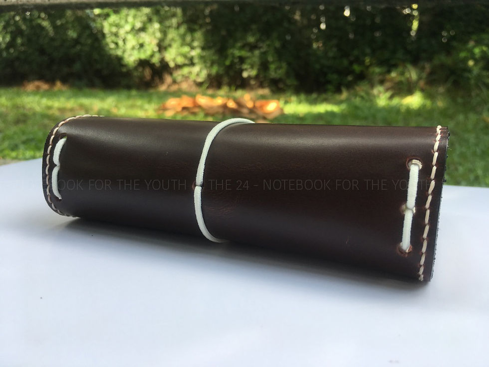 Thumbnail: Sổ Da Nâu Chocolate - Passport Size