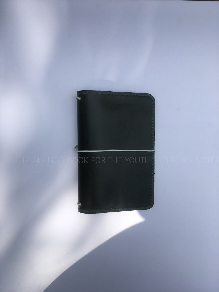 Thumbnail: Sổ Da Xanh Rêu - Pocket Size