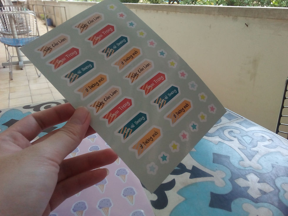 Thumbnail: Sticker Ghi Chú Đáng Yêu