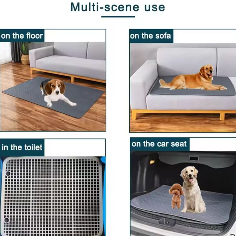 Thumbnail: Dog Pee Pad Reusable Washable Dog Urine Mat Car Seat Floor Sofa Waterproof Absor