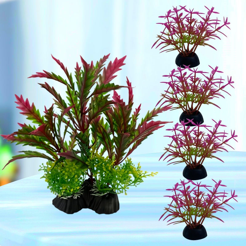 Thumbnail: Artificial Aquarium Plant Set – 5 Pack