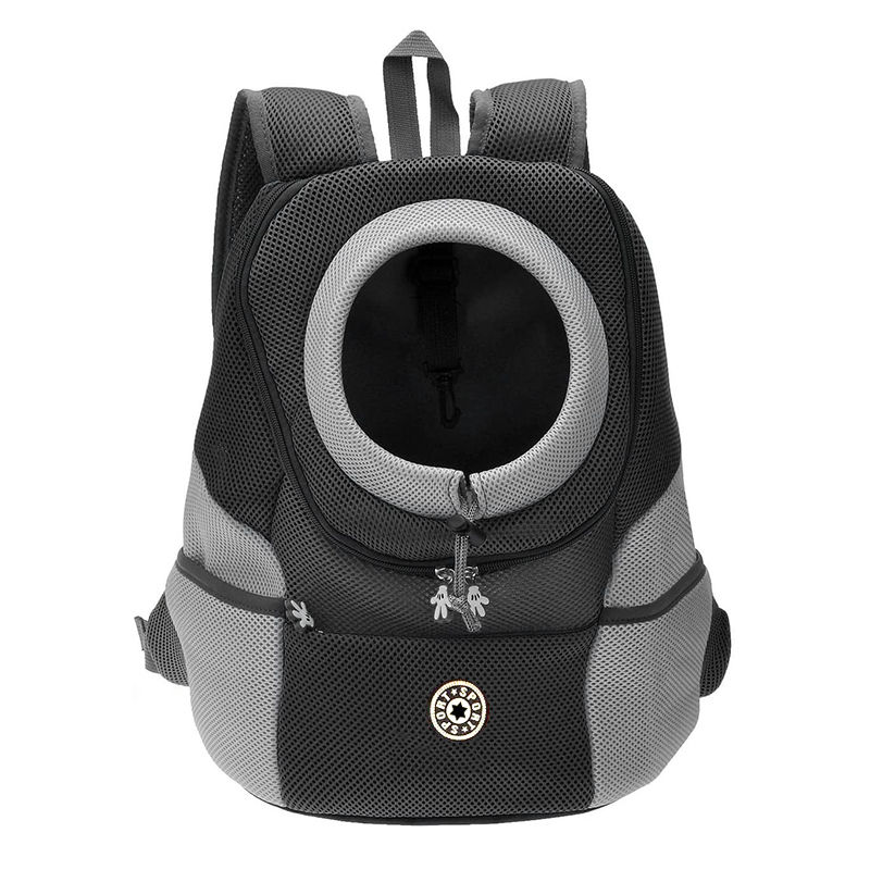 Thumbnail: Double Shoulder Portable Outdoor Pet Bag For Dogs Travel Breathable Dog Bag Outd