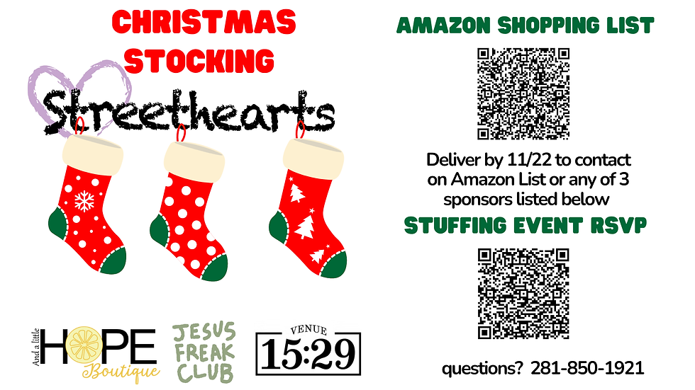 Streethearts Stocking Stuffing