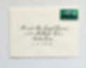 Calligraphy envelope addressing