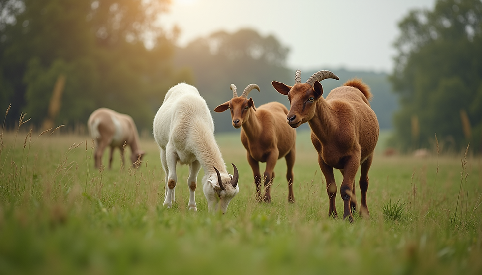 Healthy Living: Benefits of Pasture-Raised Goats