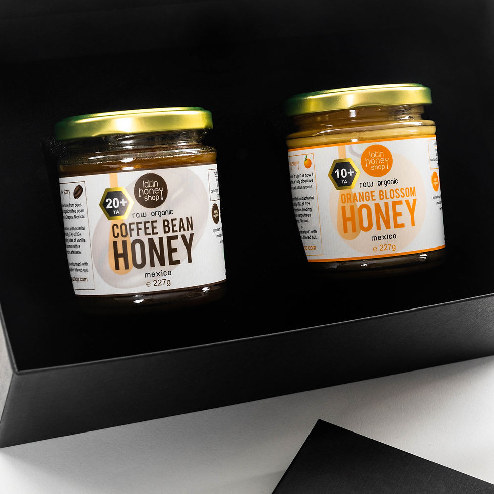 Thumbnail: Raw Organic Active Honey Luxury Gift Set ( 10+ )
