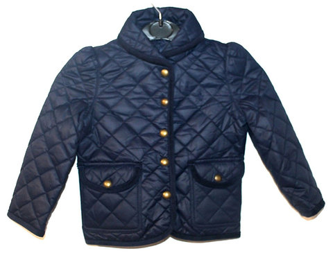 Polo Ralph Lauren Kids Childrens Girls Shawl Quilted Barn Jacket