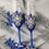 Thumbnail: Royal Blue Cake Serving Set and Toasting Cups
