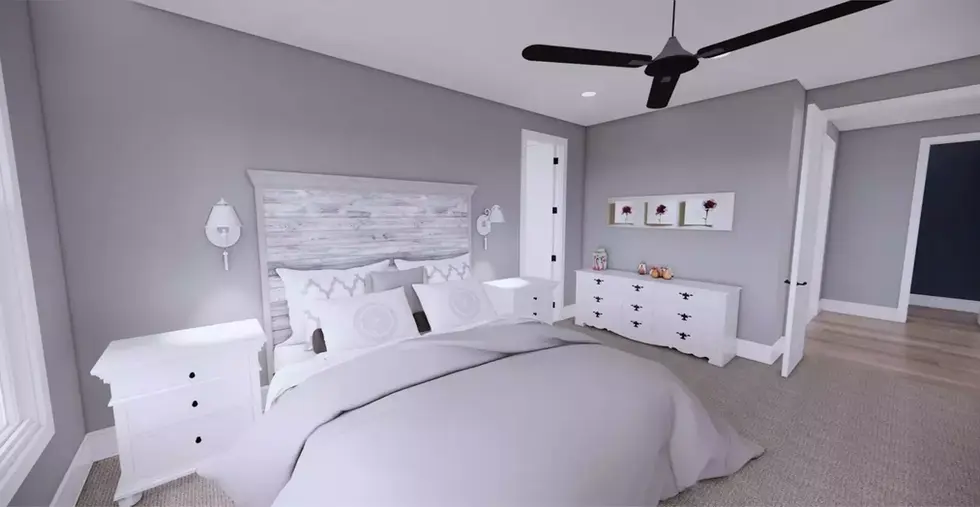 Prestige Series primary bedroom with modern design and natural light