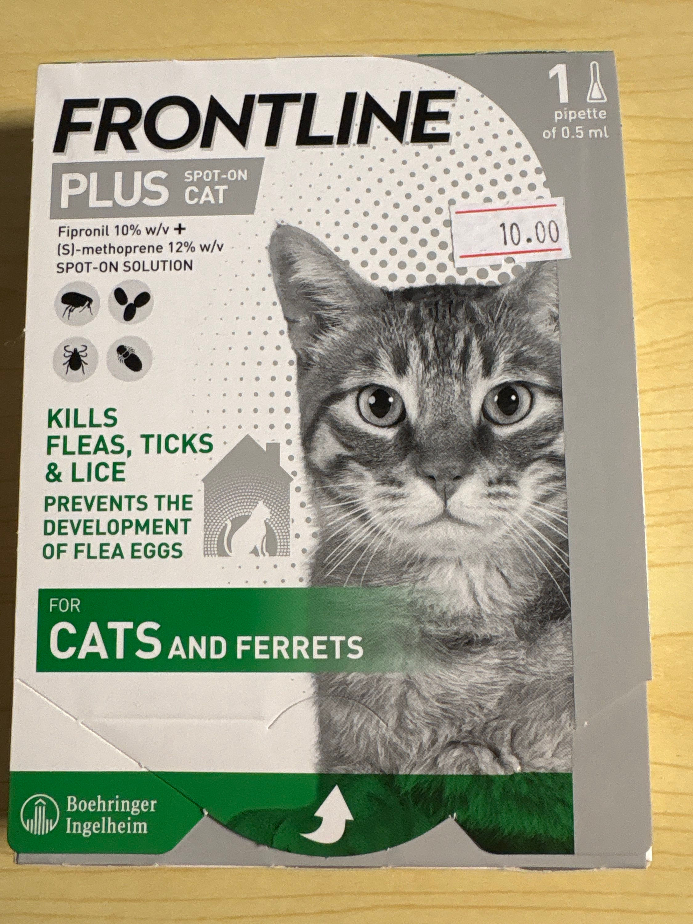Frontline Plus Cat Flea & Tick