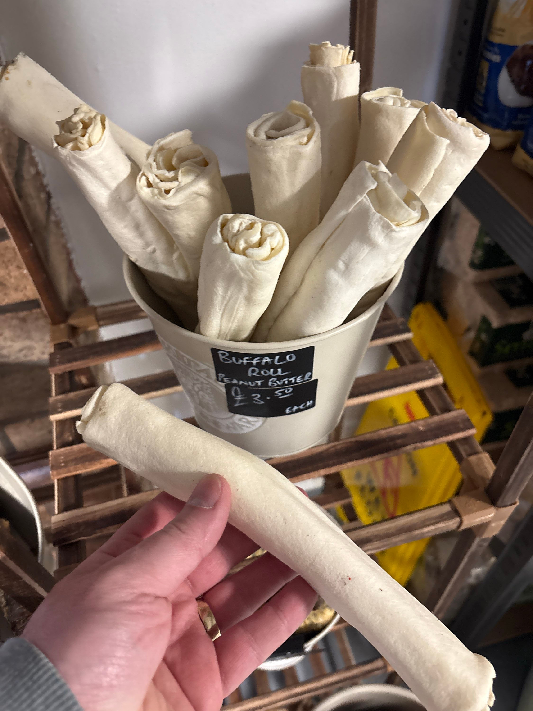 Buffalo Skin Roll - peanut butter
