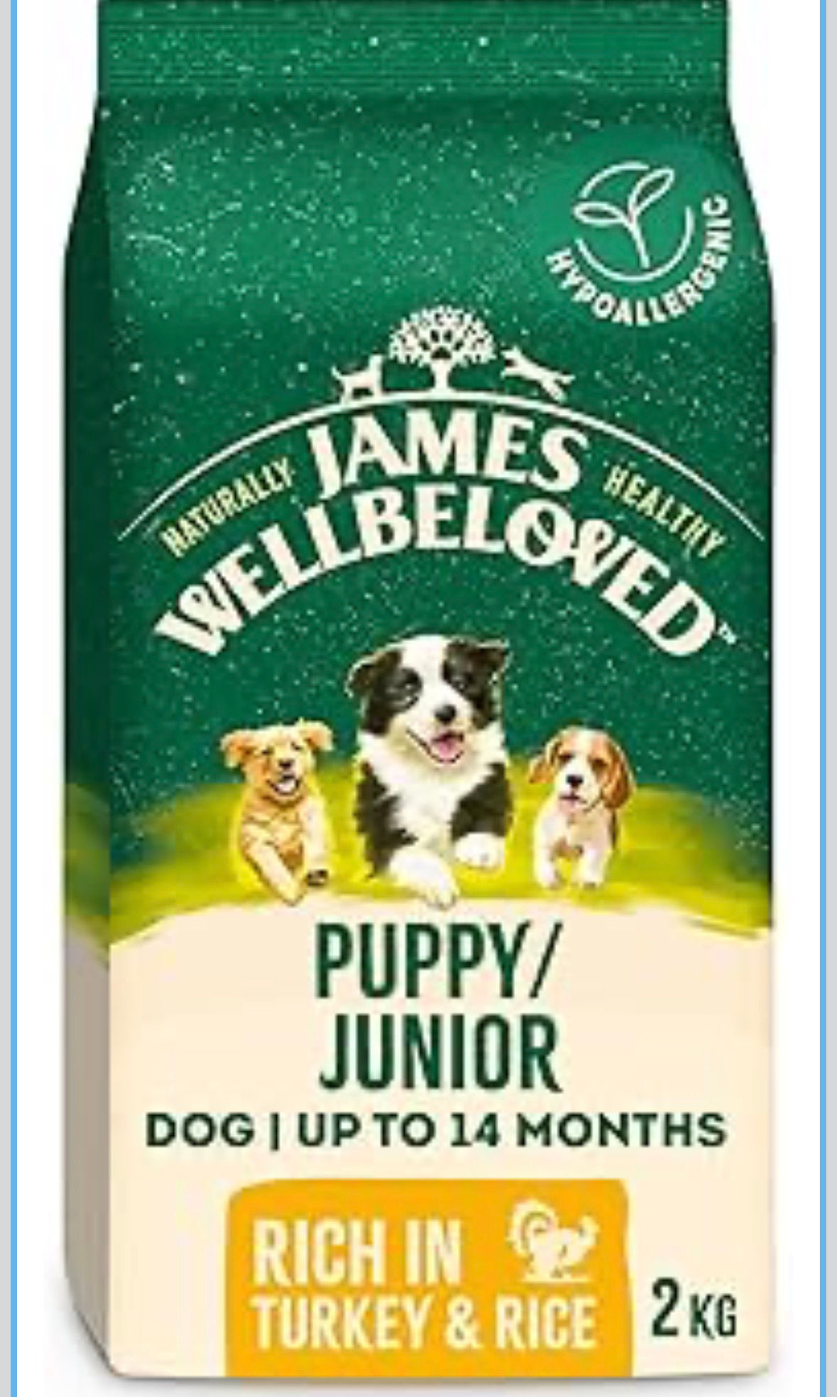 James Wellbeloved Puppy Turkey And Rice