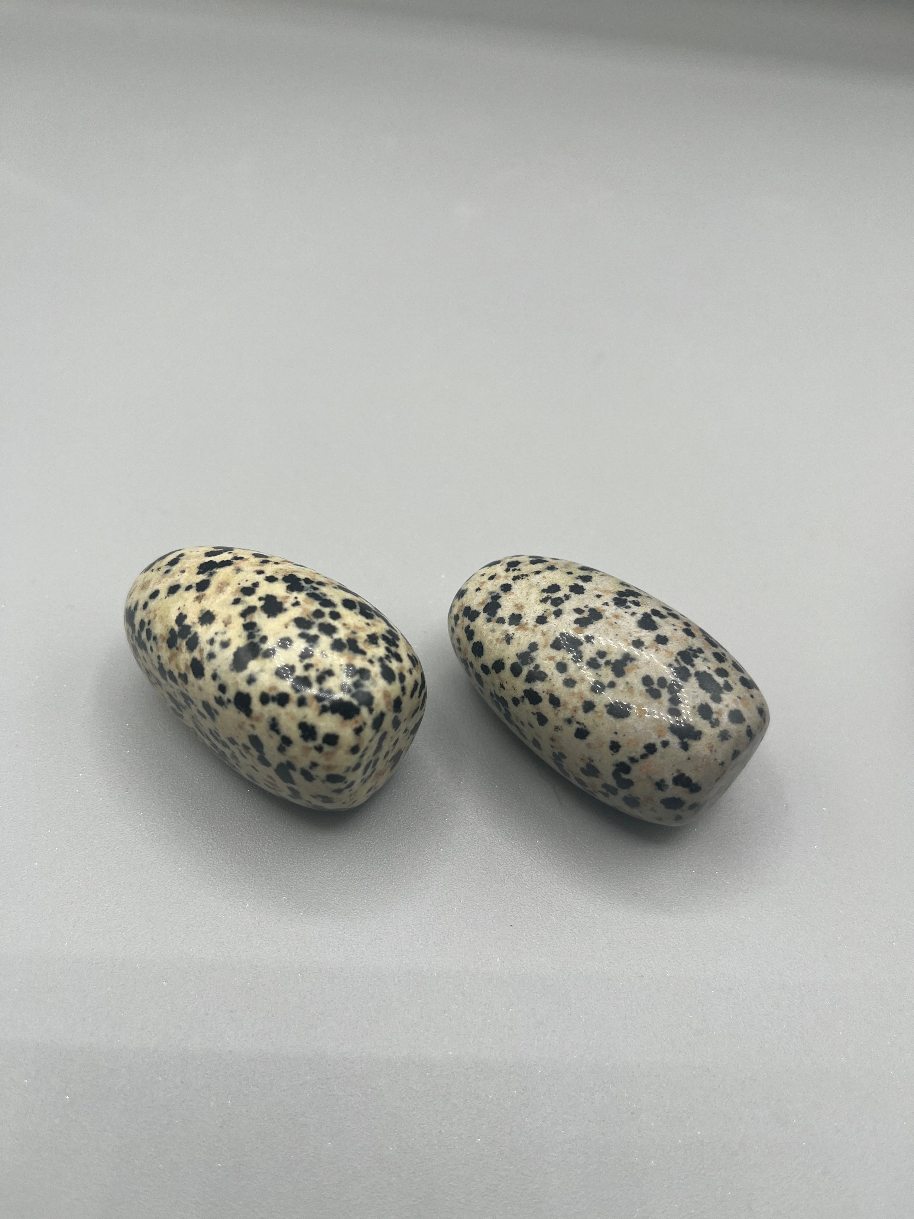 Dalmation Jasper Palm stone 