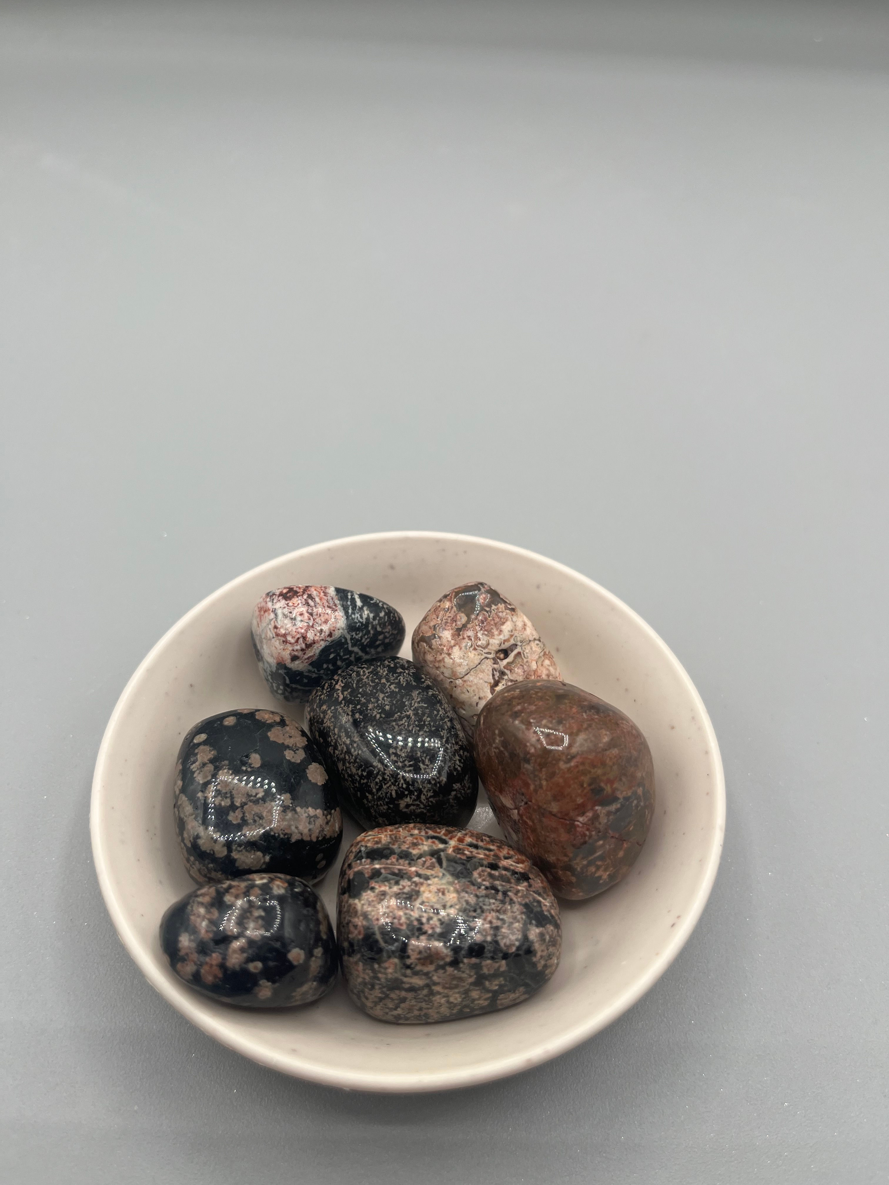 Red Snowflake Obsidian Tumble 