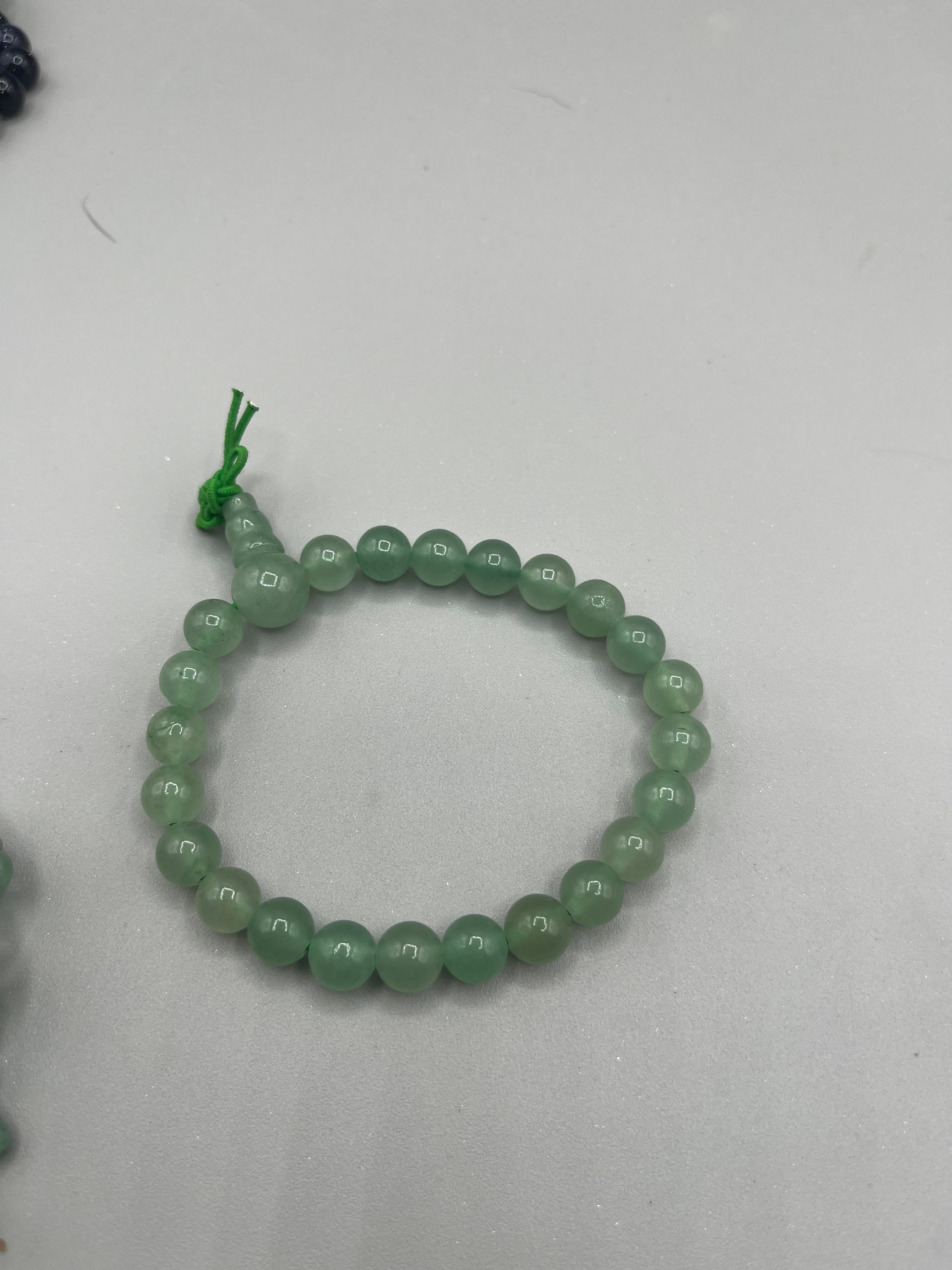 Aventurine Jade 8mm beaded bracelet