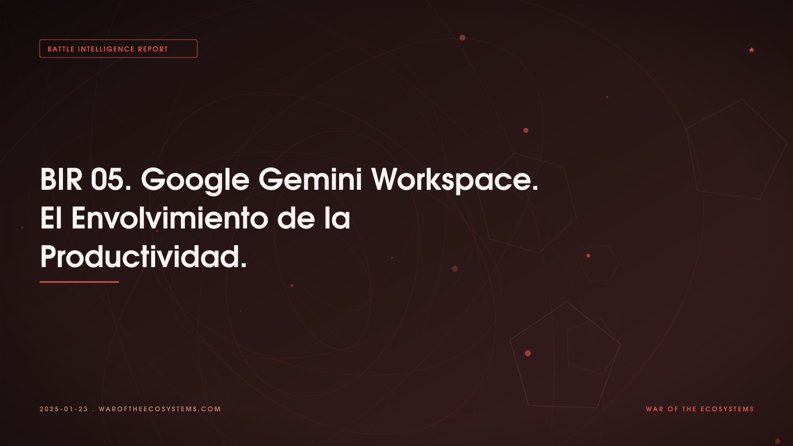 BIR 05. Google Gemini Workspace. El Envolvimiento de la Productividad.