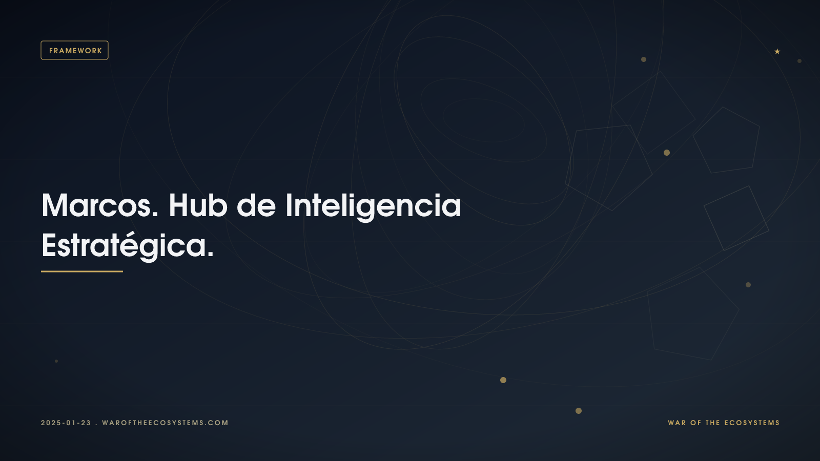 Marcos. Hub de Inteligencia Estratégica.