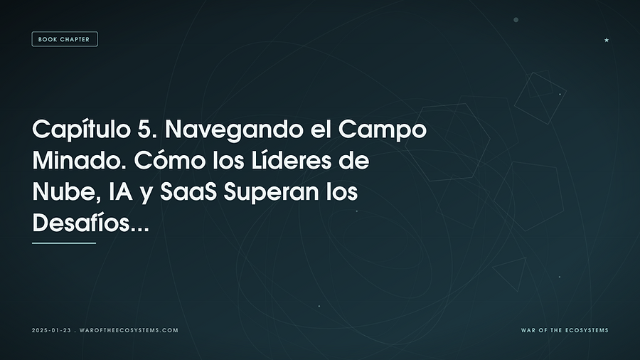 Capítulo 5. Navegando el Campo Minado. Cómo los Líderes de Nube, IA y SaaS Superan los Desafíos de Gestión de Ecosistema.