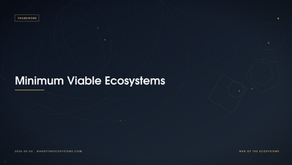 Minimum Viable Ecosystems