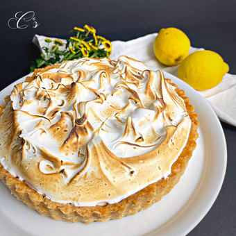 Lemon Tarte mit italienischer Meringue
