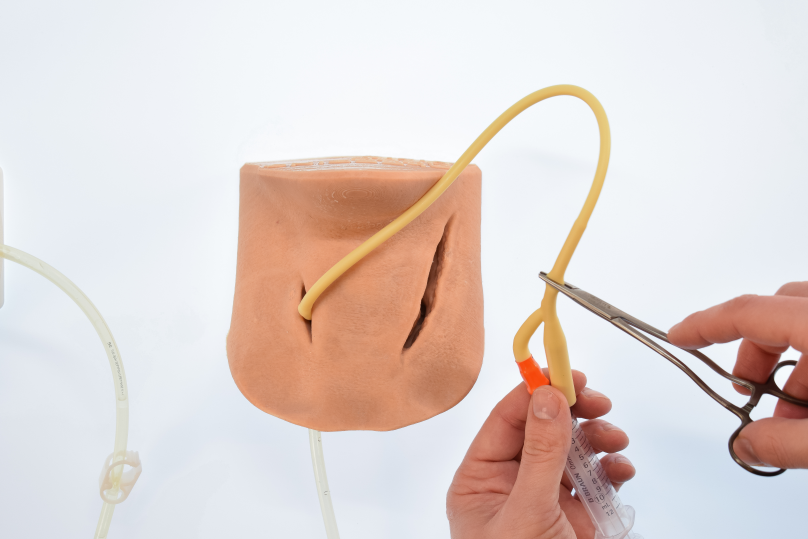 Control the bleed neck model