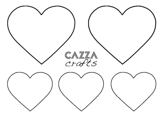 cazza crafts hearts