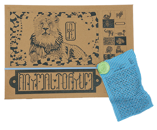 Animaltorium, Ausmalbuch, "Nora", Verpackung Hellblau/Grün/Blau