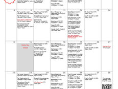 2026 二月プログラムカレンダー