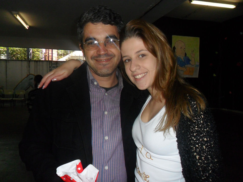 Prof. André e Beatrice