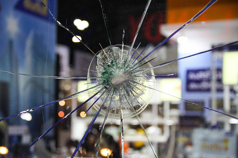 Bullet Resistant Glass Sample