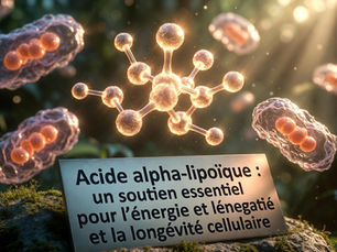 Acide alpha-lipoïque : un soutien essentiel pour l’énergie et la longévité cellulaire