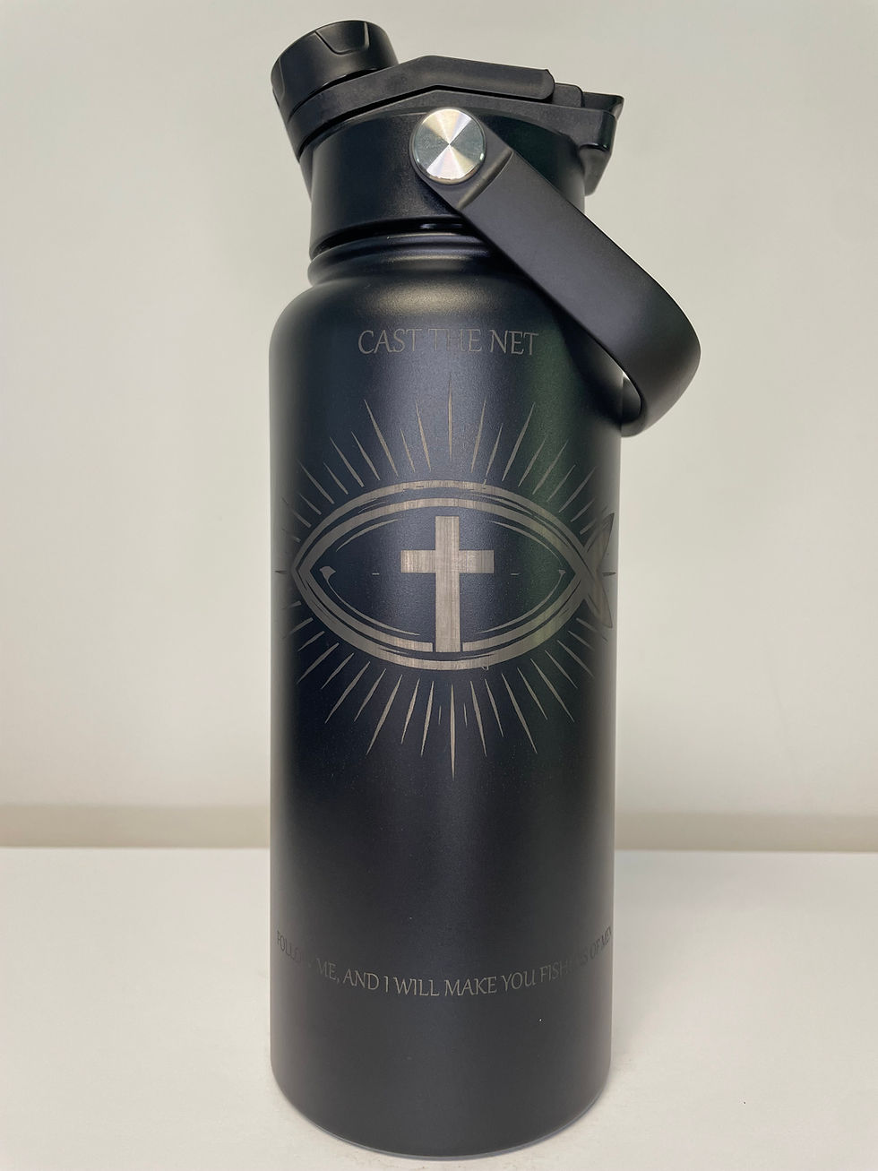 Thumbnail: ICHTHYS design water bottle by Holy Standard