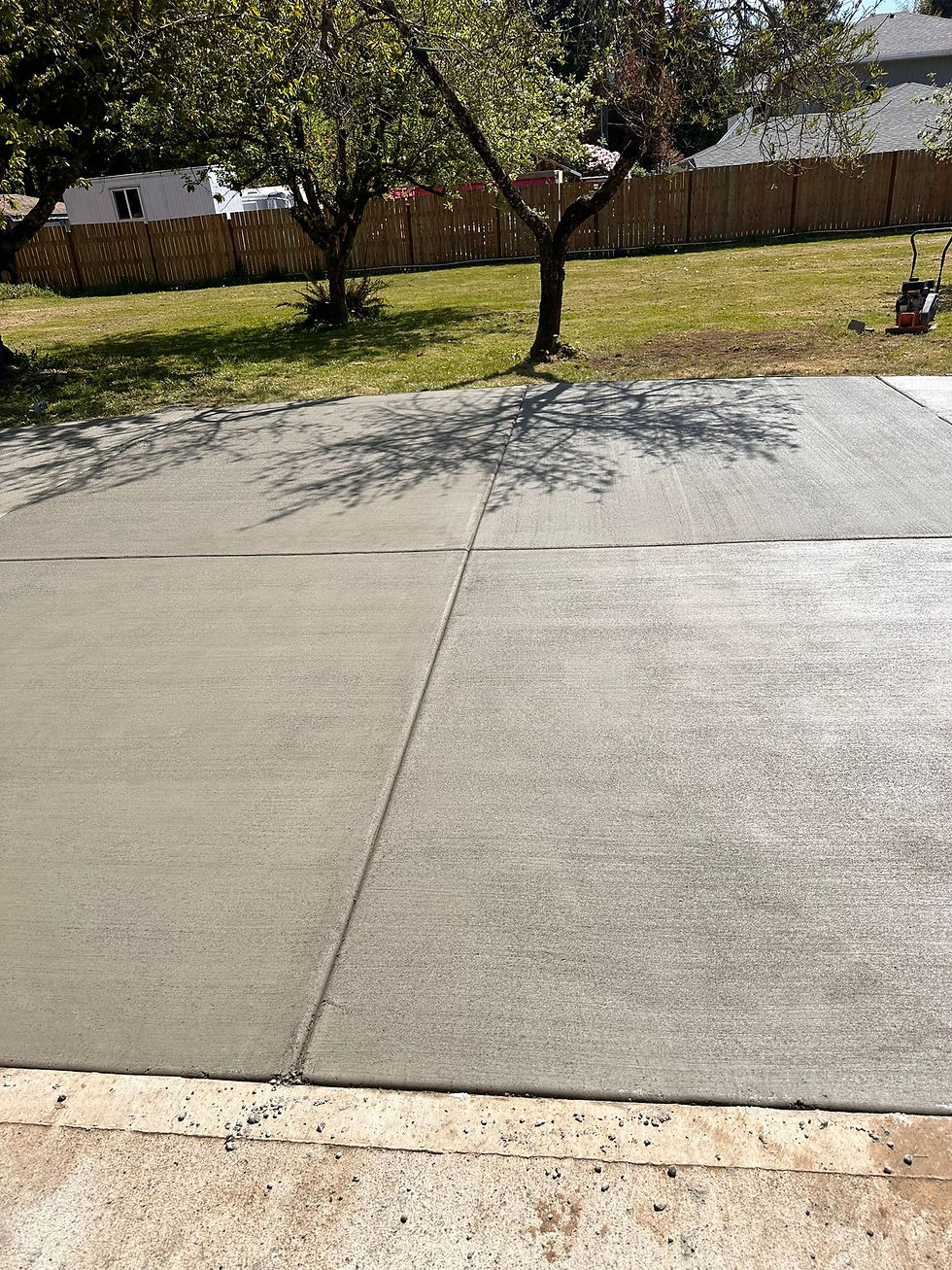 New Concrete Floor