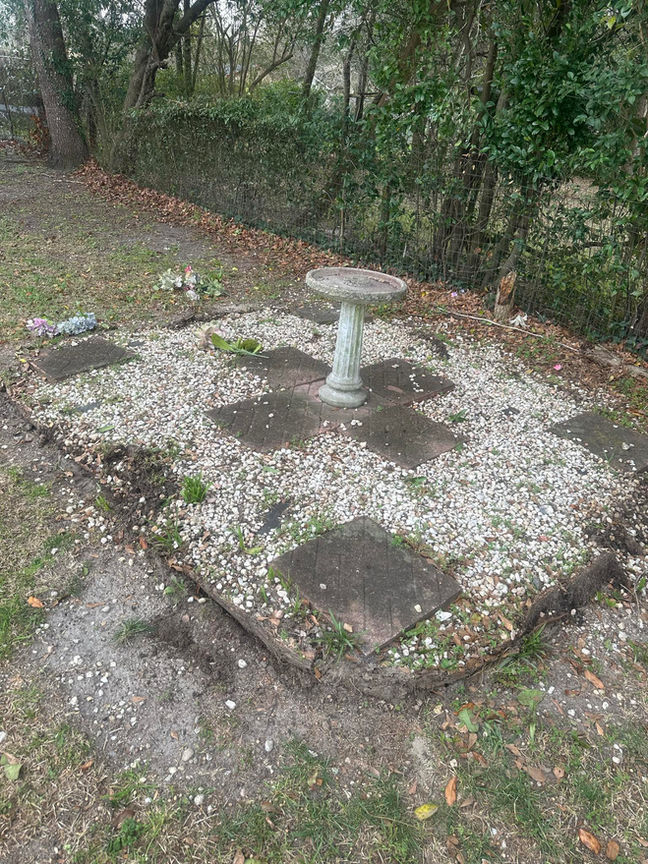 Before Patio Hardscaping