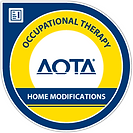 AOTA home modifications certification logo