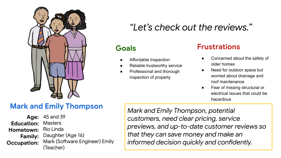 New Customer User Persona
