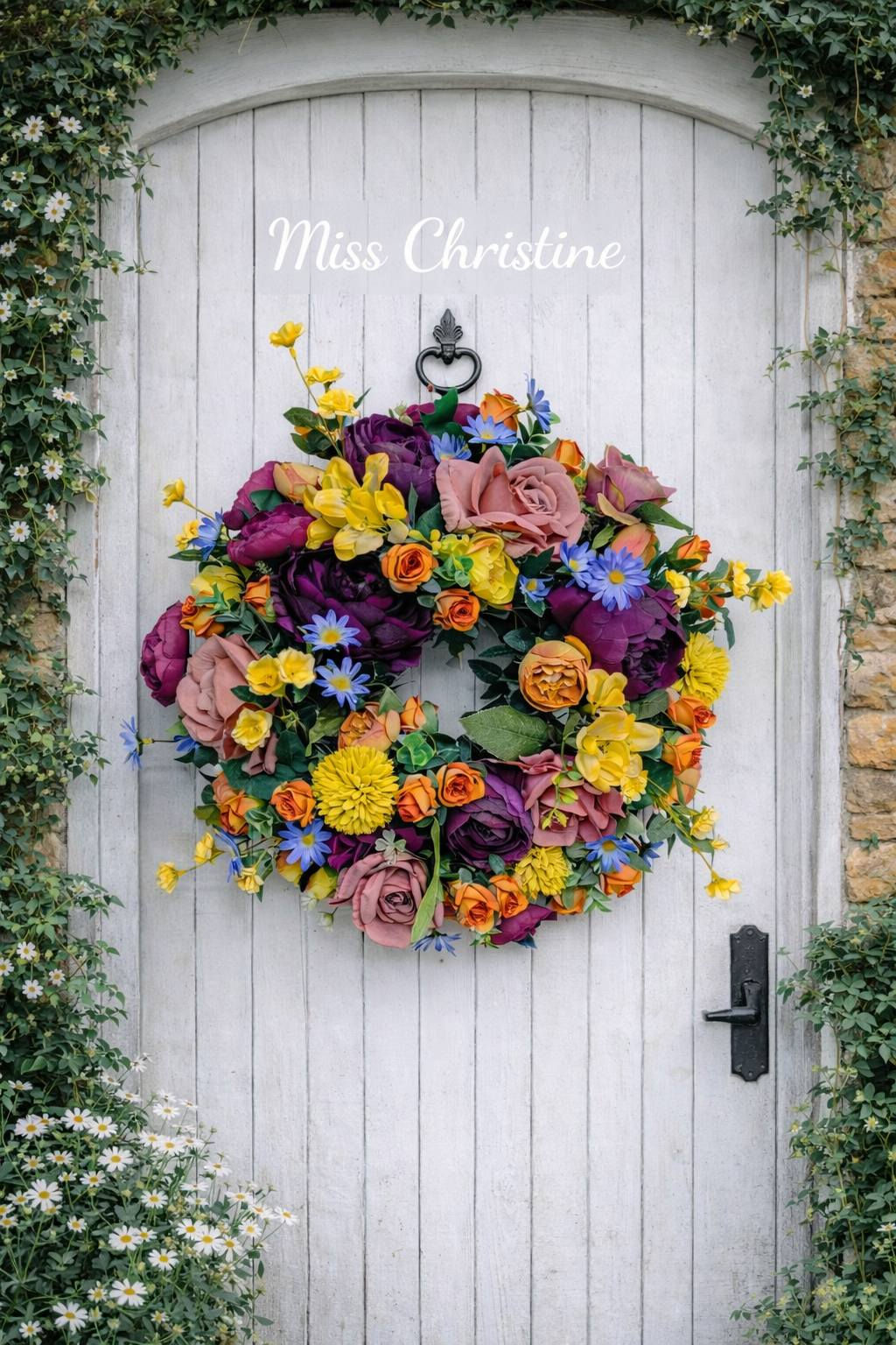 Miss Christine Artificial Wreath