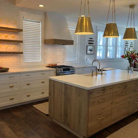 White and brass kitchen, farmhouse kitchen, custom kitchen design, kitchen renovation, kitchen remodel, hailey idaho new home design 