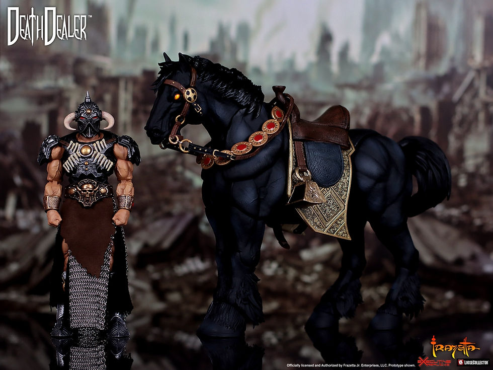 Thumbnail: Death Dealer with Steed Action Figure Set 