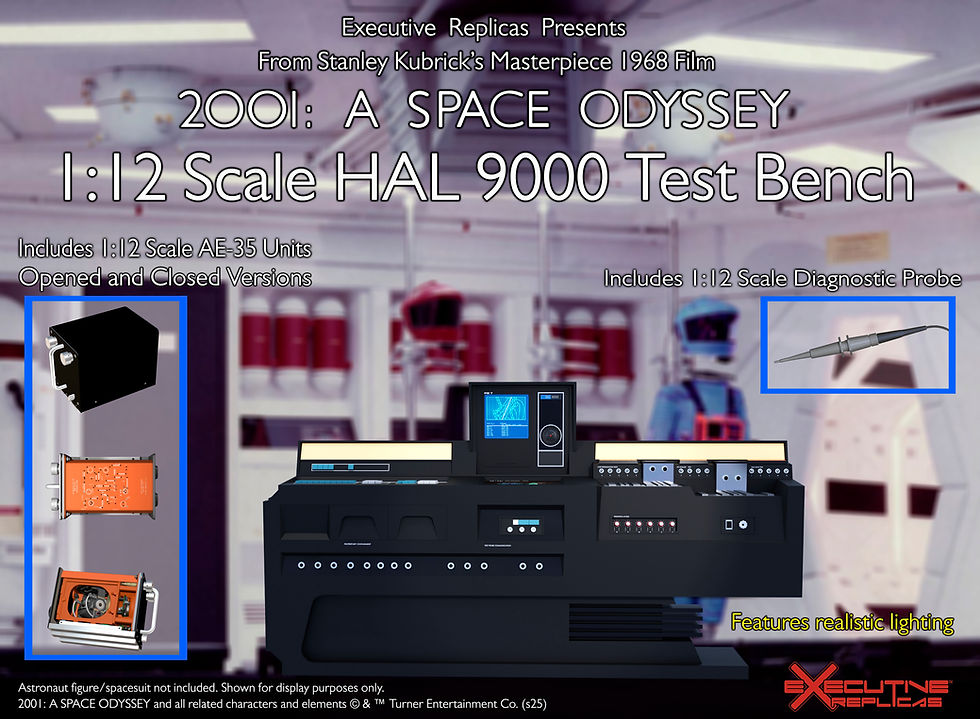 Thumbnail: 2001: A Space Odyssey 1/12th SCALE HAL 9000 TEST BENCH
