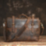Genuine Leather Worn Satchel  