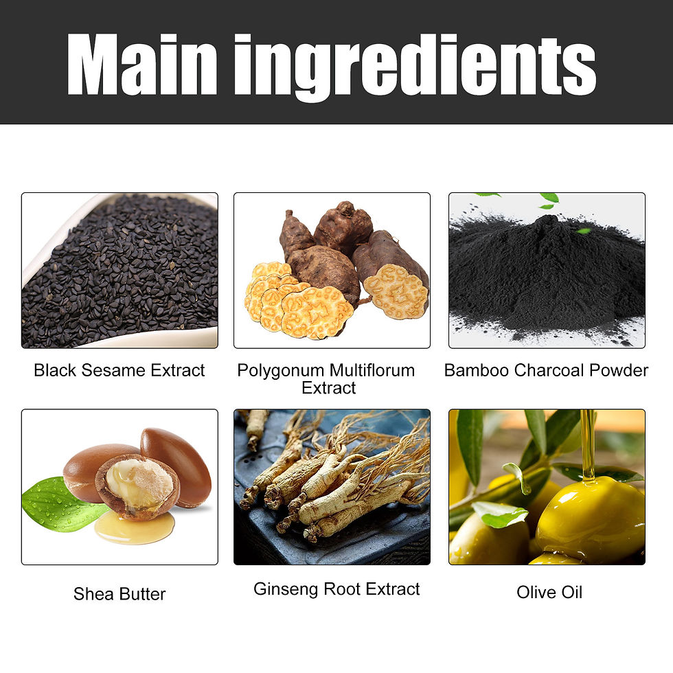 Thumbnail: Black Hair Darkening Soap - 5 pcs
