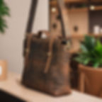 Thumbnail: Genuine Leather Worn Satchel  