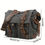 Thumbnail: Classic Multi-pocket Men's Canvas Messenger Bag