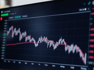 declining chart stock UI