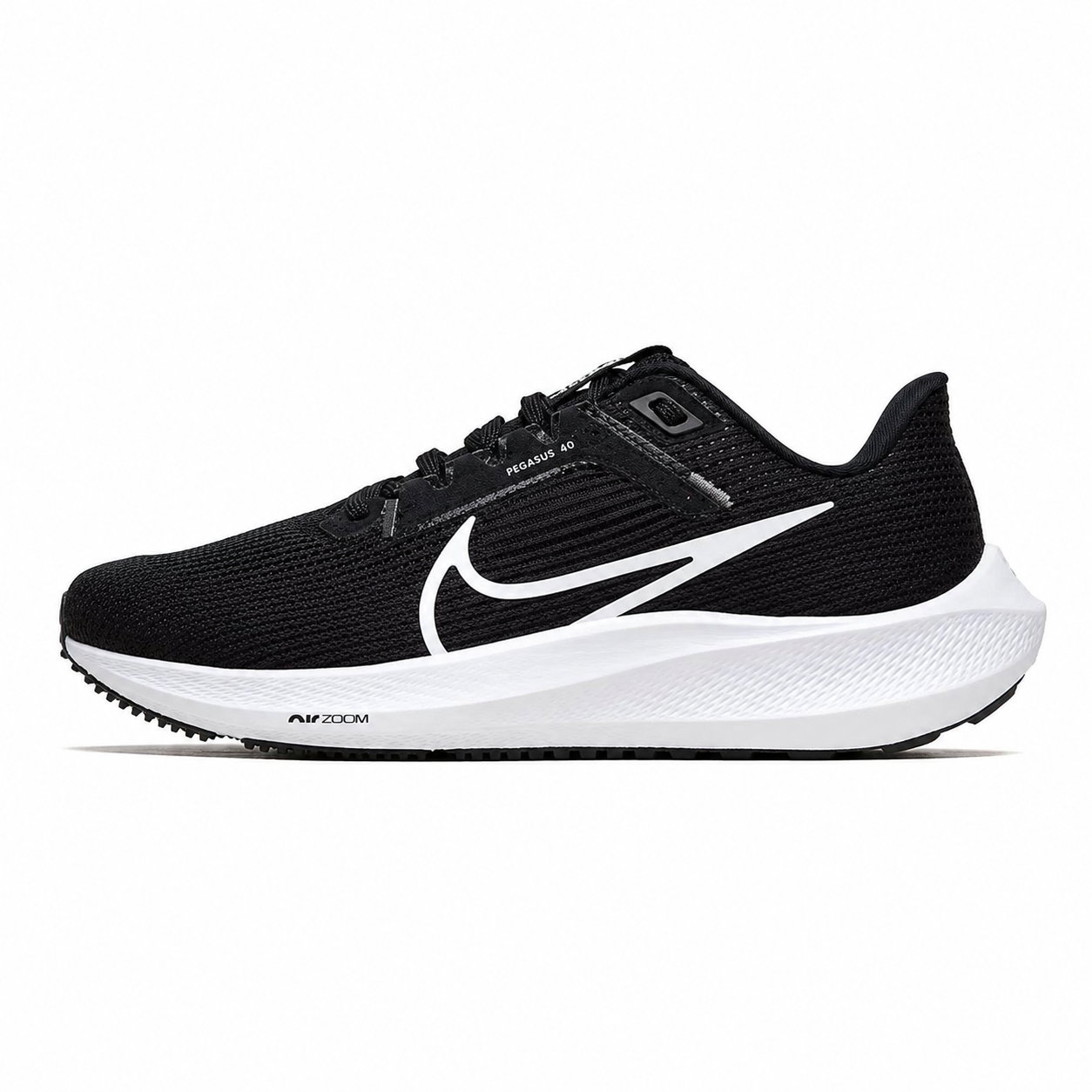 Tênis Casual Nike Pegasus 40 Preto/Branco – Linha Premium