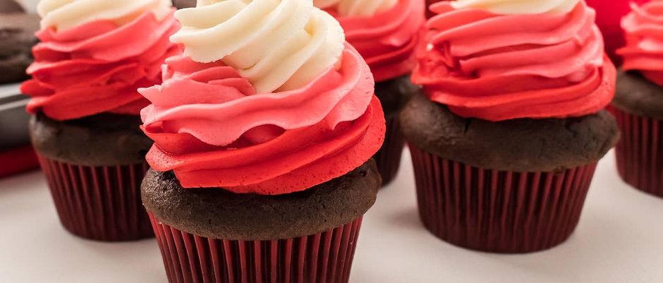 Cupcakes de San Valentín