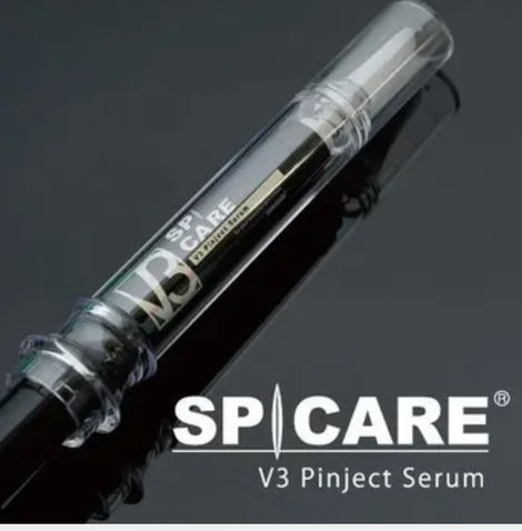  V3ピンジェクトセラムでピーンとシワ伸ばし。